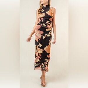 Fore Blooming Radiance Midi Dress size large